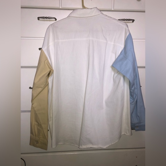 Colour block button up shirt - Picture 3 of 3